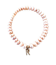 Load image into Gallery viewer, &quot;Cyber Monday Deal&quot; Custom Pearl Diamond Initial Bracelet
