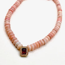 Load image into Gallery viewer, Diamond Garnet Pink Opal
